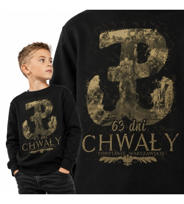 BLUZA DZIECIĘCA Patriotyczna 63 DNI CHWAŁY PW